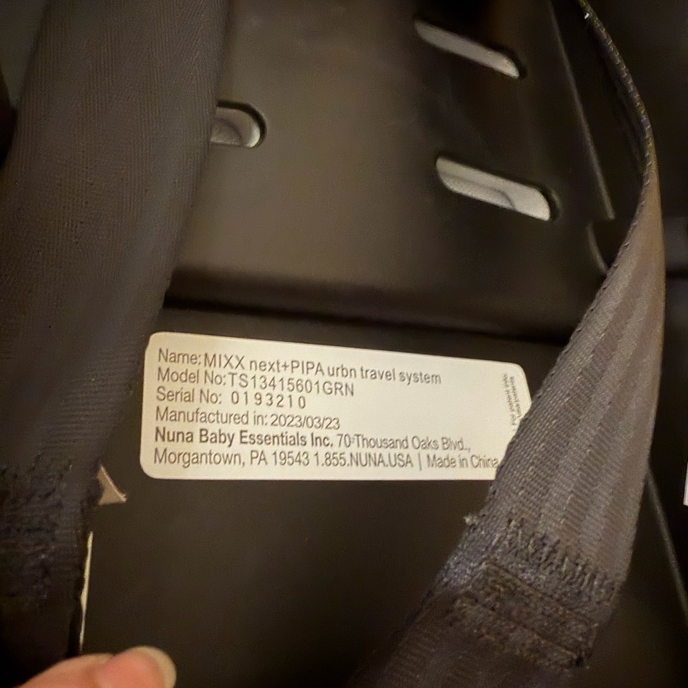 Nuna mixx next urbn Car seat no base needed manufactured 2023 - Picture 15 of 15